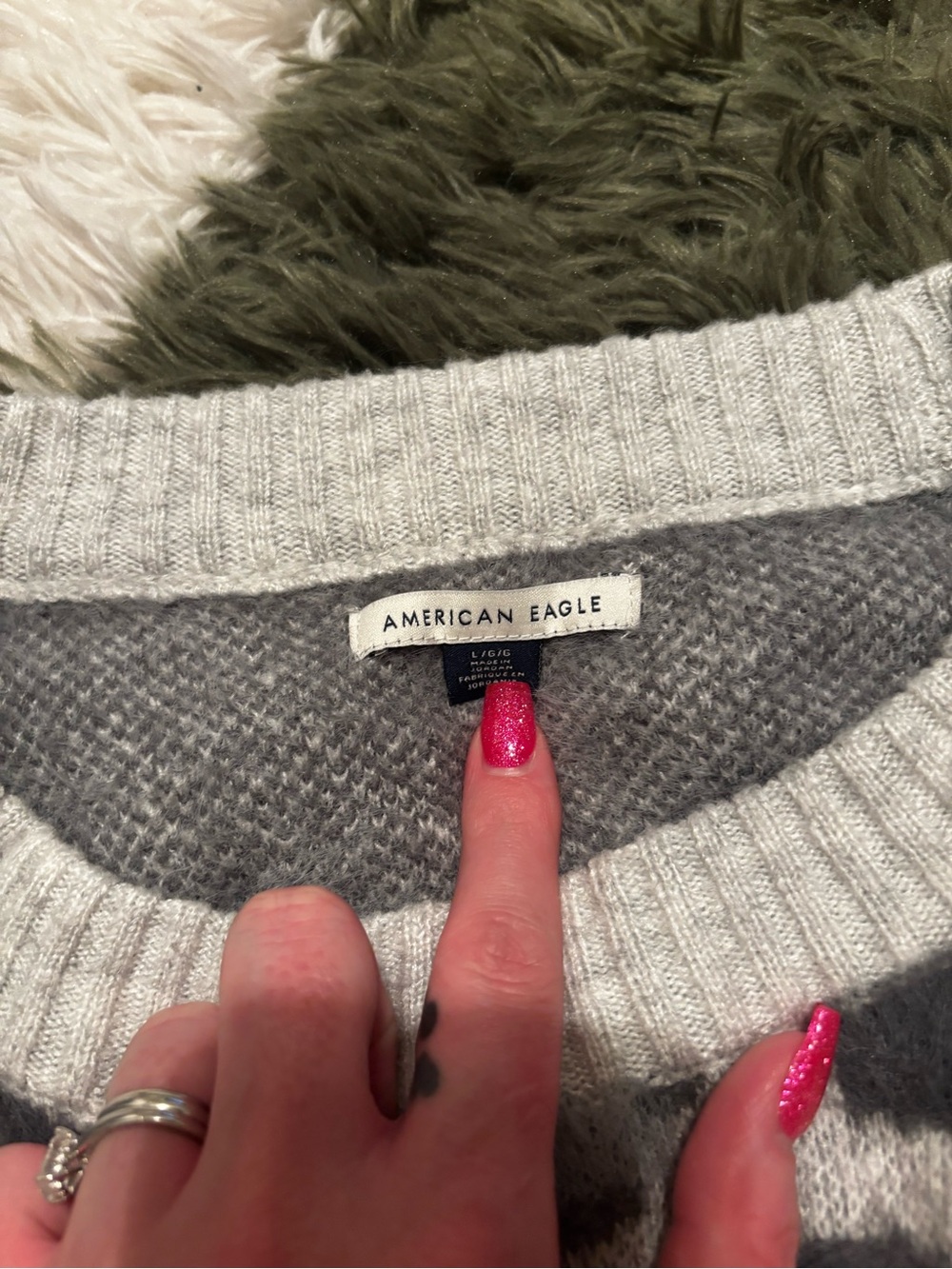 American Eagle Whoa So Soft crew neck sweater